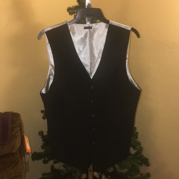 JF J.Ferrar Black vest Size M - Picture 1 of 3